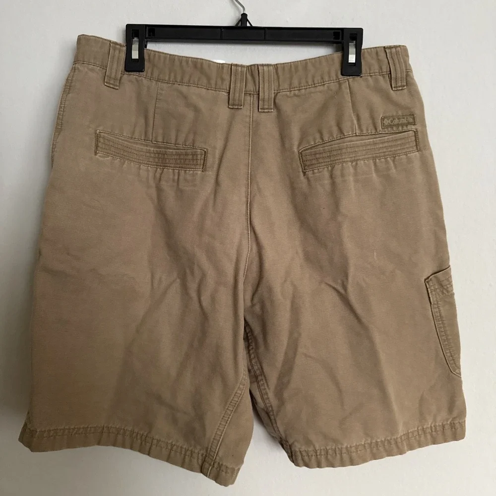 Columbia Mens 34 Khaki Shorts Chino 9